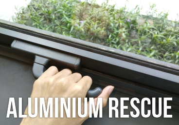 Aluminium window repairs